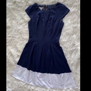 Dressbarn Blue and White Dress NWOT